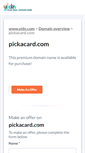 Mobile Screenshot of pickacard.com